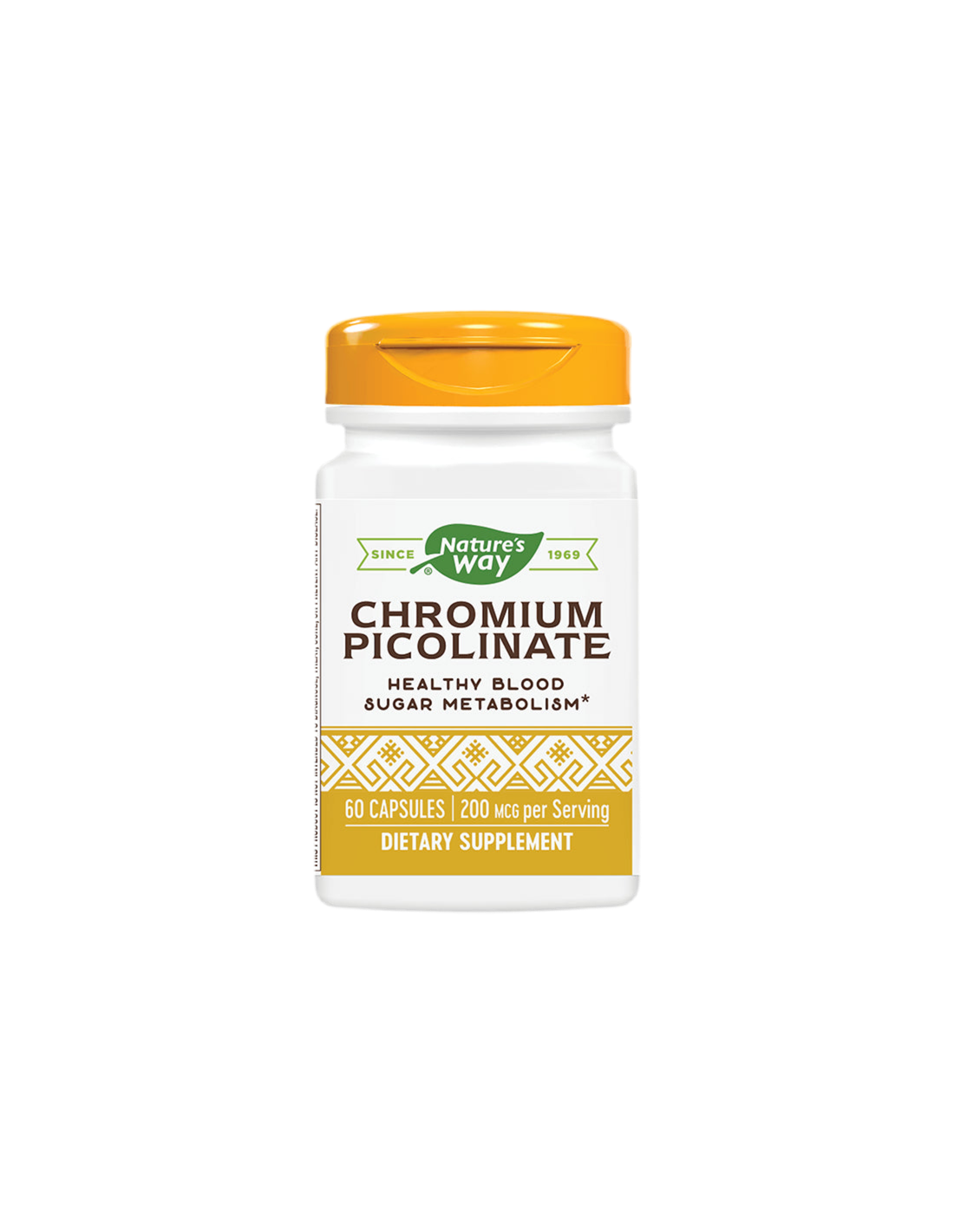 Chromium Picolinate 200 mcg - 60 capsules