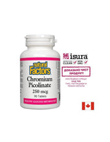 Chromium Picolinate 250 mcg - 90 Tablets