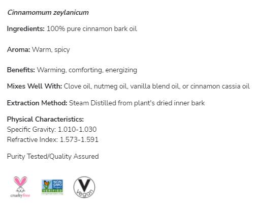 Olej z kory cynamonowej | 100% czysty cynamomum zeylanicum - 30 ml