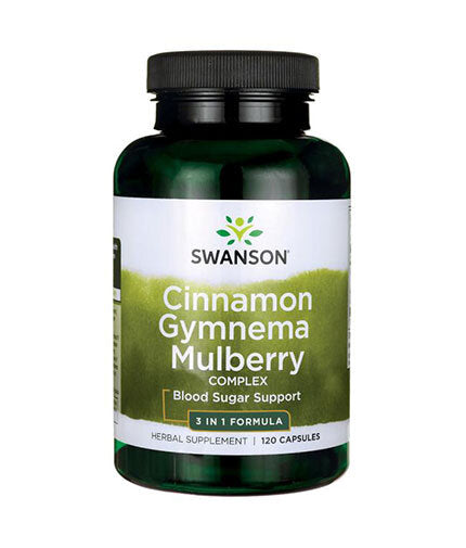 Cinnamon Gymnema Mulberry Complex 525 mg - 120 cápsulas