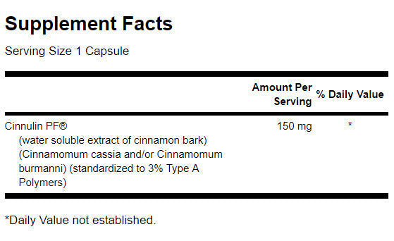 Cinuluin PF Cinamon Extrakt 150 mg - 120 Kapselen