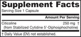 Citicoline (CDP Choline) 250mg. / 120 Caps.