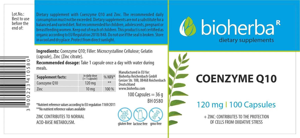 COQ10 120 mg - 100 kapsułek