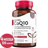 CoQ10 200 mg (Ubiquinone) /120 capsules, 120 days/ Nutravita