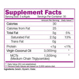 Aceite de coco - 90 cápsulas de gel