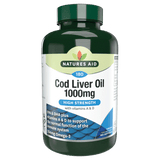 Cod Liver Oil 1000mg 180 Softgels NaturesAid