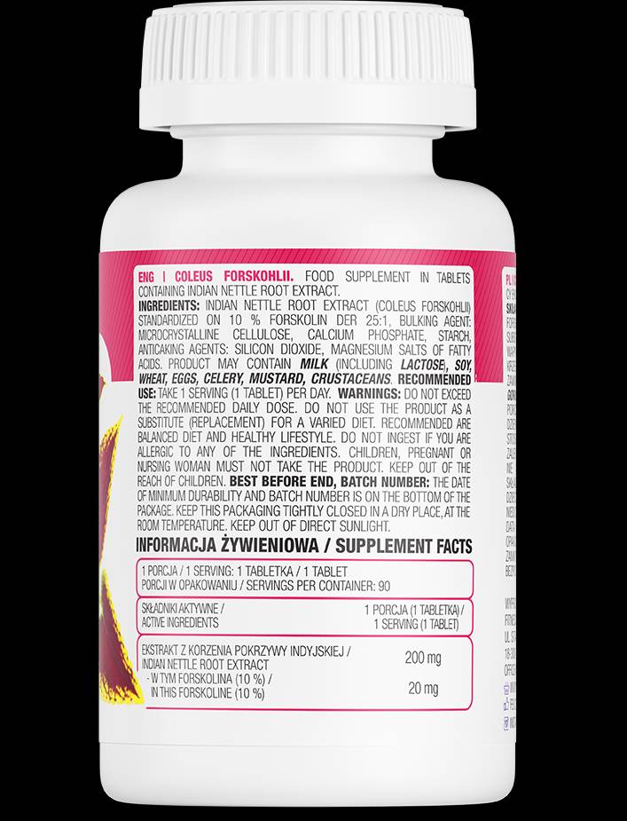 Coleus Forskohlii 90 tabletten