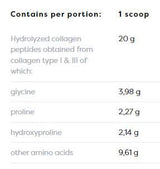 Collagen Hydrolyzed Peptides | Type I & III - 300 grams