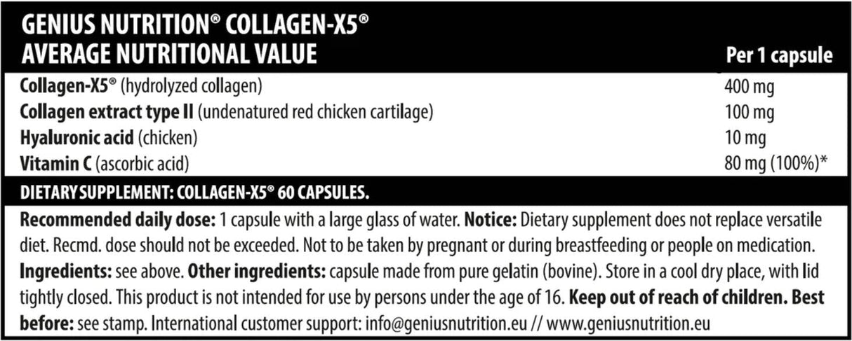 Collagen X-5 - 60 capsules