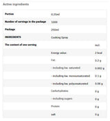 Spray de cozinha - óleo de canola - 200 ml