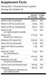 Coral Calcium Complex with Vitamins 120 grams