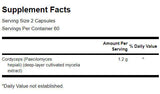 Cordyceps 600 mg - 120 capsules