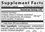 Cordyceps 650 mg - 60 cápsulas