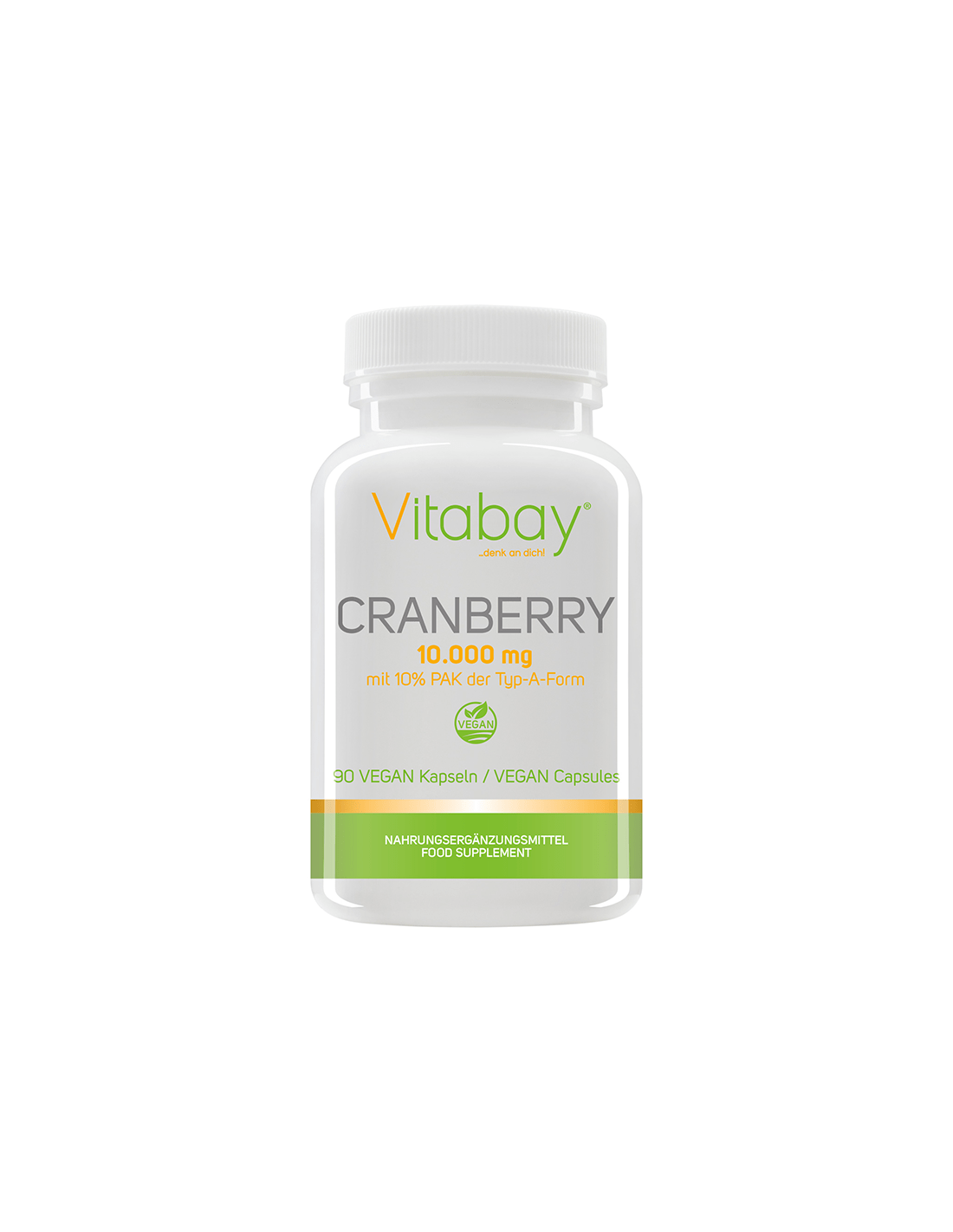 Cranberry Extrakt / American cranberry (extract, 10% proanthocyanidins), 90 capsules Vitabay