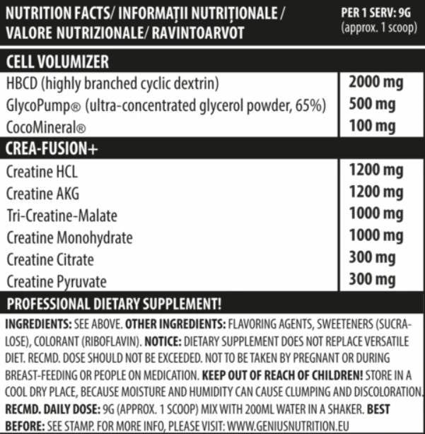 Crea F7 - 405 gramů
