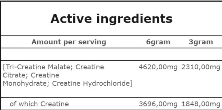 Crea Xtreme Powder | Kreatinová matice - 180 gramů