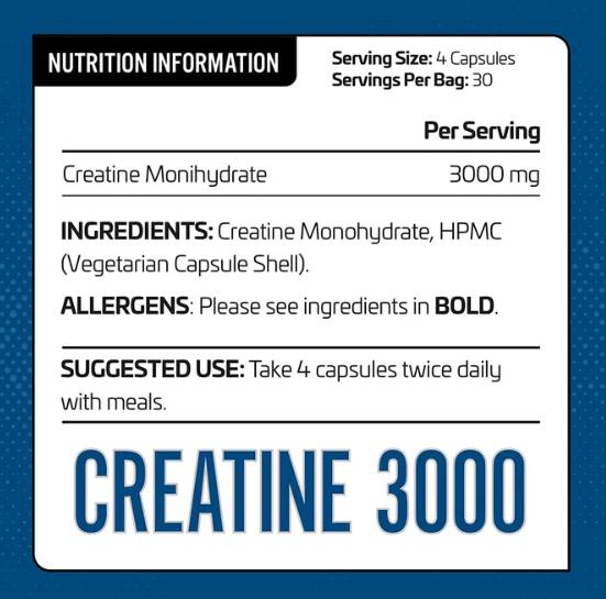 Creatine 3000 - 120 Kapselen