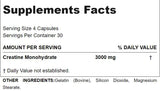 Creatine 3000 Caps - 120 capsules
