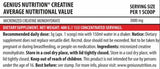 Creatine monyydraten - 400 Gramm