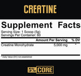 Creatine Monohydrate Powder | Core Series - 300 grams