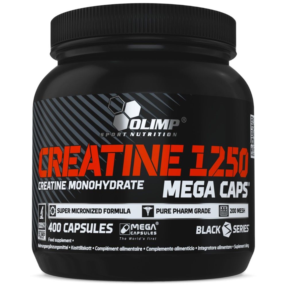 „Creatine Mega Caps 1250 - 400“ kapsulės