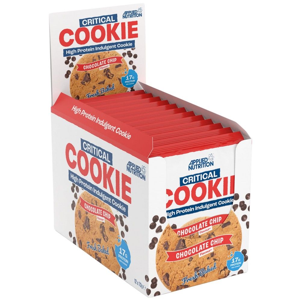 Kritické soubory cookie | Cookie s vysokým obsahem bílkovin - 12 x 85 gramů