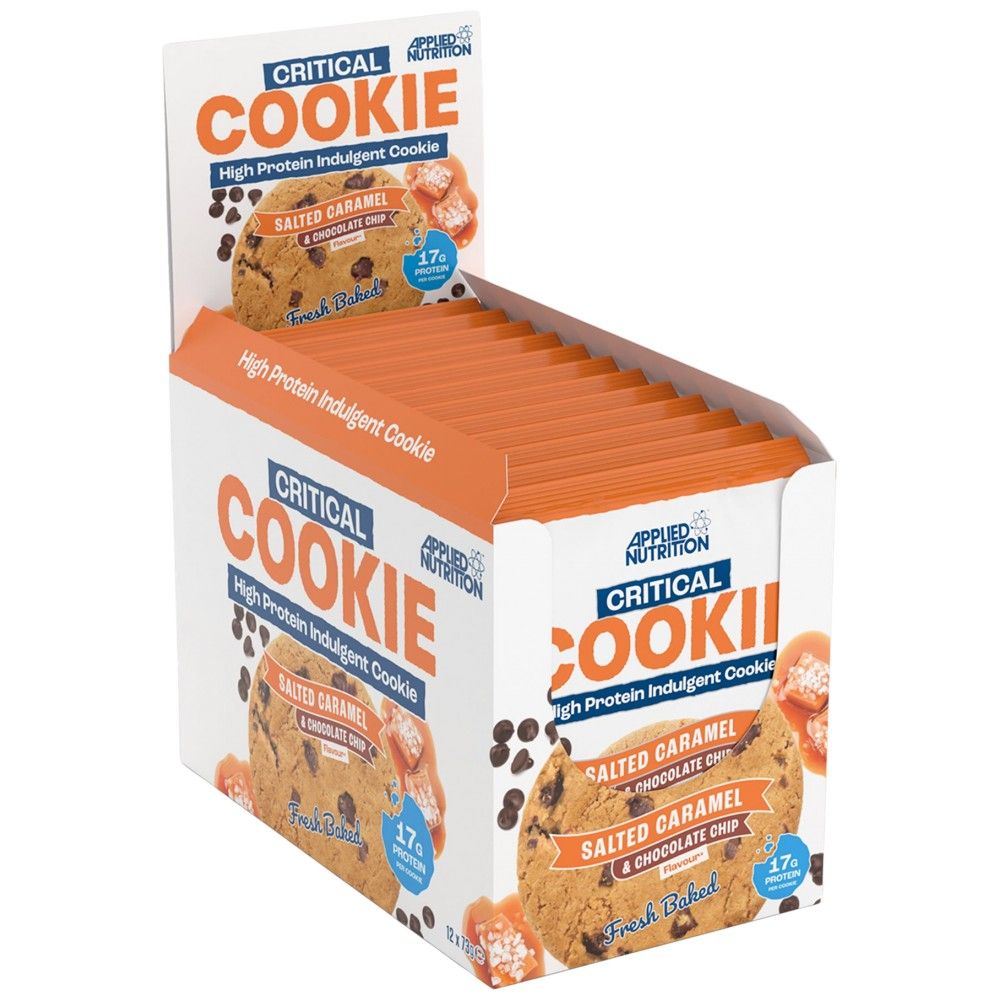 Cookie critică | Cookie indulgent cu proteine ​​ridicate - 12 x 85 grame