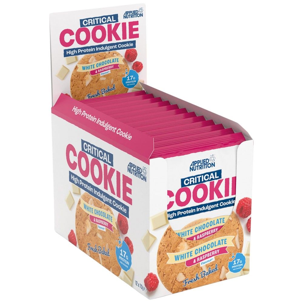 Cookie critică | Cookie indulgent cu proteine ​​ridicate - 12 x 85 grame