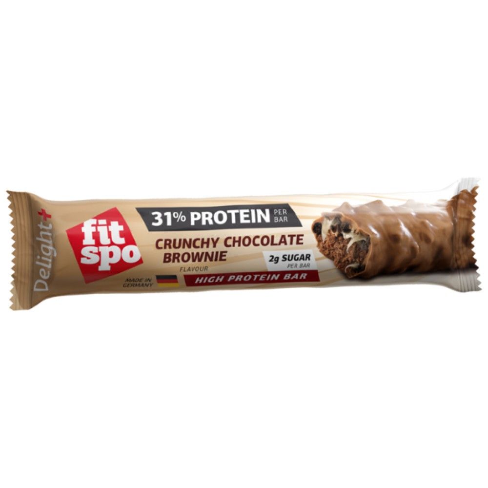 Delight Cruncy Protein Bar Shock Brownie - 60 gramas