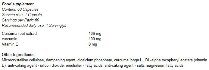 Curcuma 60 Tablets