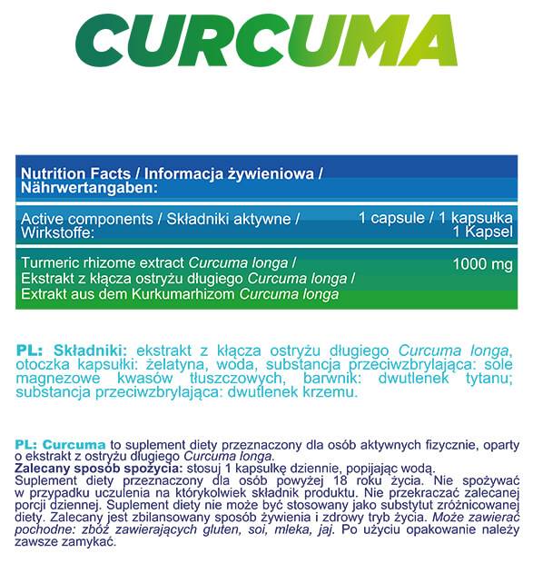 Curcuma | Kurkuma 1000 mg - 90 capsules