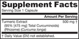 Curcumin 95,500 mg | 95% Curcuminoids Turmeric Extract - 120 capsules