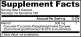 Curcumin Phytosome 500 mg | Meriva® - 120 capsules