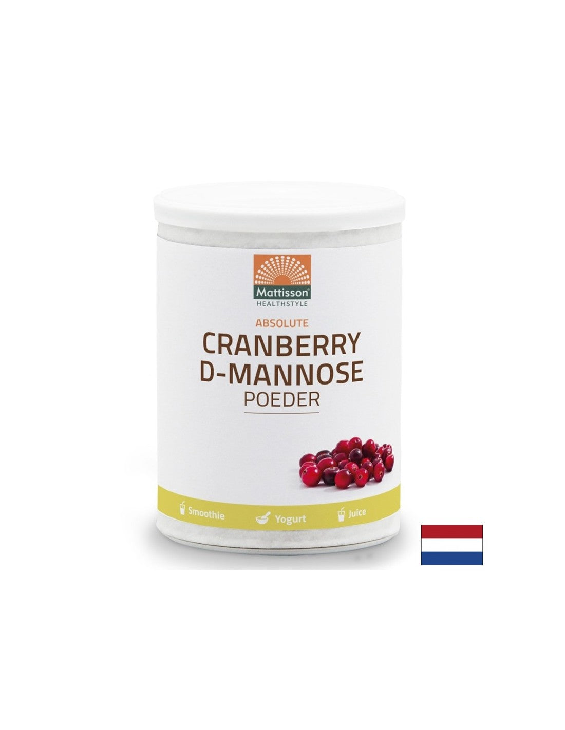 Šlapimo traktas - spanguolių + D -manozė, 100 g „Mattisson HealthStyle“ miltelių