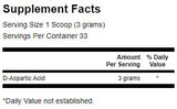 D-Aspartic Acid 100 grams