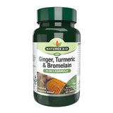 Gember, kurkuma en bromelain (gember, kurkuma en bromelain) 60 tabletten Naturesaid