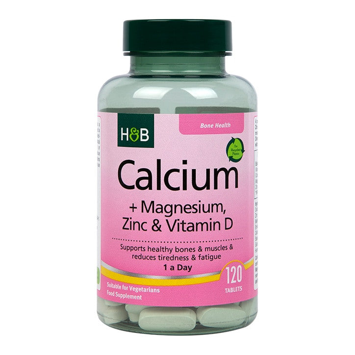 Calcium, Magnesium, Zinc & Vitamin D (Calcium, Magnesium, Zinc & Vitamin D) 120 tablets HOLLAND & BARRETT