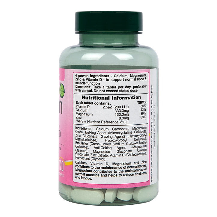 Calcium, Magnesium, Zinc & Vitamin D (Calcium, Magnesium, Zinc & Vitamin D) 120 tablets HOLLAND & BARRETT
