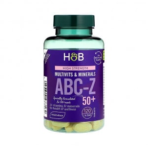 Multivitaminy a minerály pro dospělé ABC-Z 50+ 120 tablety Holland & Barrett
