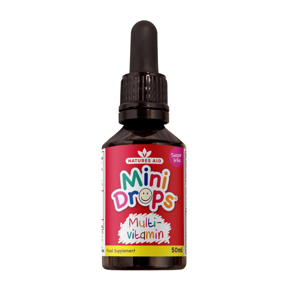 Multivitamin drops for children (Mini Drops Multi-vitamin) 50ml NaturesAid