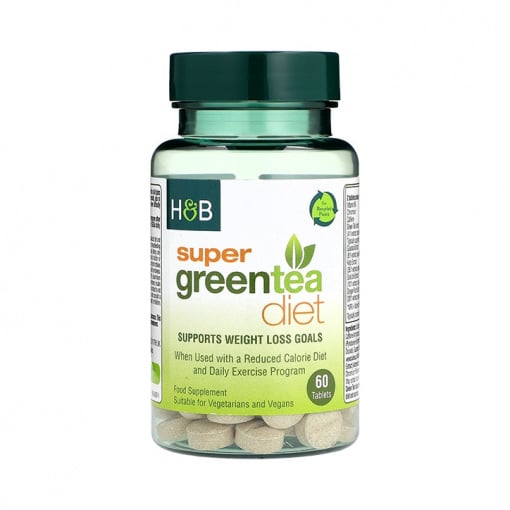 Super dietos žaliosios arbatos dieta (super žaliosios arbatos dieta) 60 „Holland & Barrett“ tabletės