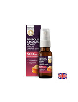 Propolis & Manuka Honey Inmune Defense/spray oral para defensa inmune con propóleos y miel de manuka 500 MED, 20 ml