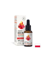 Bones and joints - Vitamin D3 800 IU + K2 36 µg + Turmeric, 30 ml drops