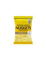 Manuka Honey Nuggets Lemon Flavour made with 100 MGO Manuka Honey / Бонбони за смучене с мед от манука с вкус на лимон, 120 g - Feel You