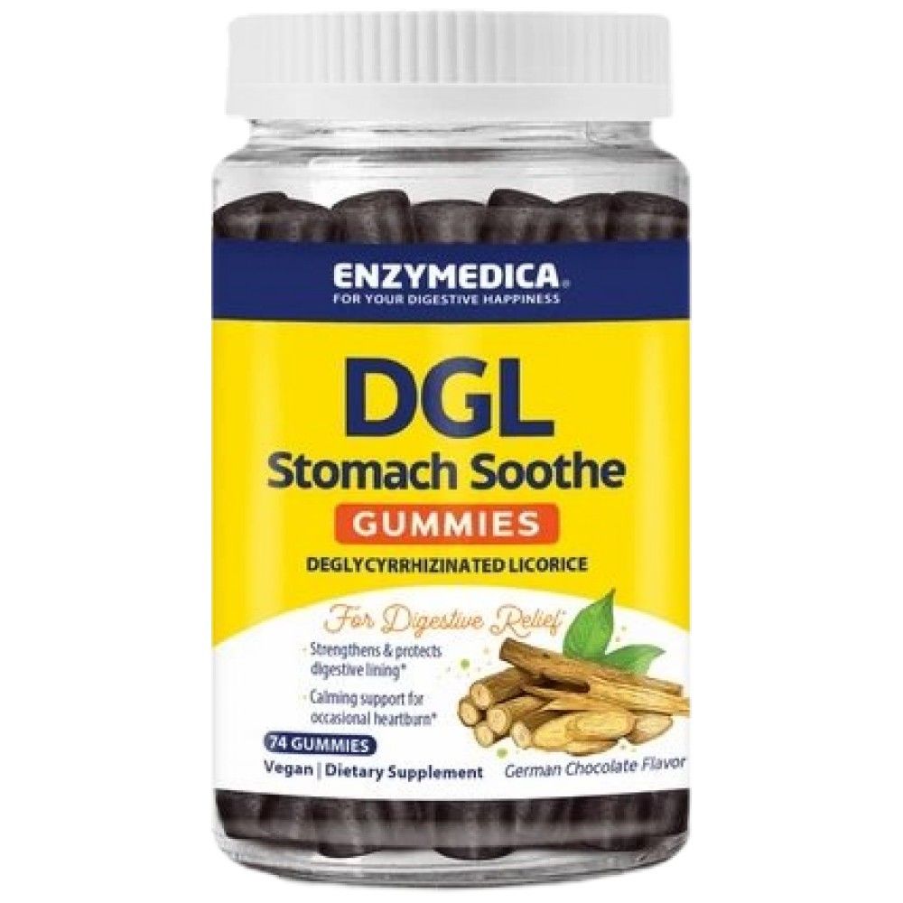 DGL Stomach Soothe Gummies - 74 gummies