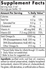 DHA Infant | 350 mg EPA / 485 mg DHA - 60 ml