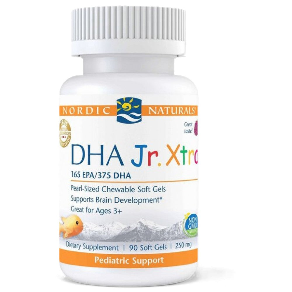 DHA Junior Xtra | 165 mg EPA i 375 mg DHA - 90 żelowych kapsułek