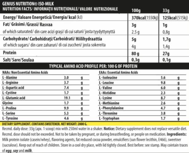 ISO-MILK 2000 gram