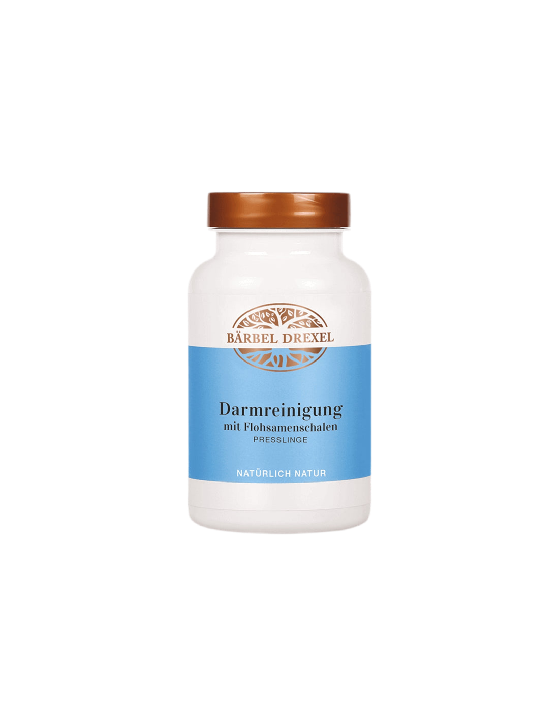 Darmreinigung mit Flohsamenschalen / Detoxification of the colon with husk and herbs, 180 tablets Bärbel Drexel