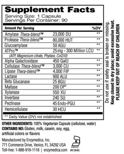 Digest Gold with ATPro - 120 capsules